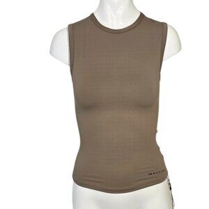 PE Nation Foundation Muscle Tank, Brown, Athletic, Stretchy, Gym, Size XS, NWT
